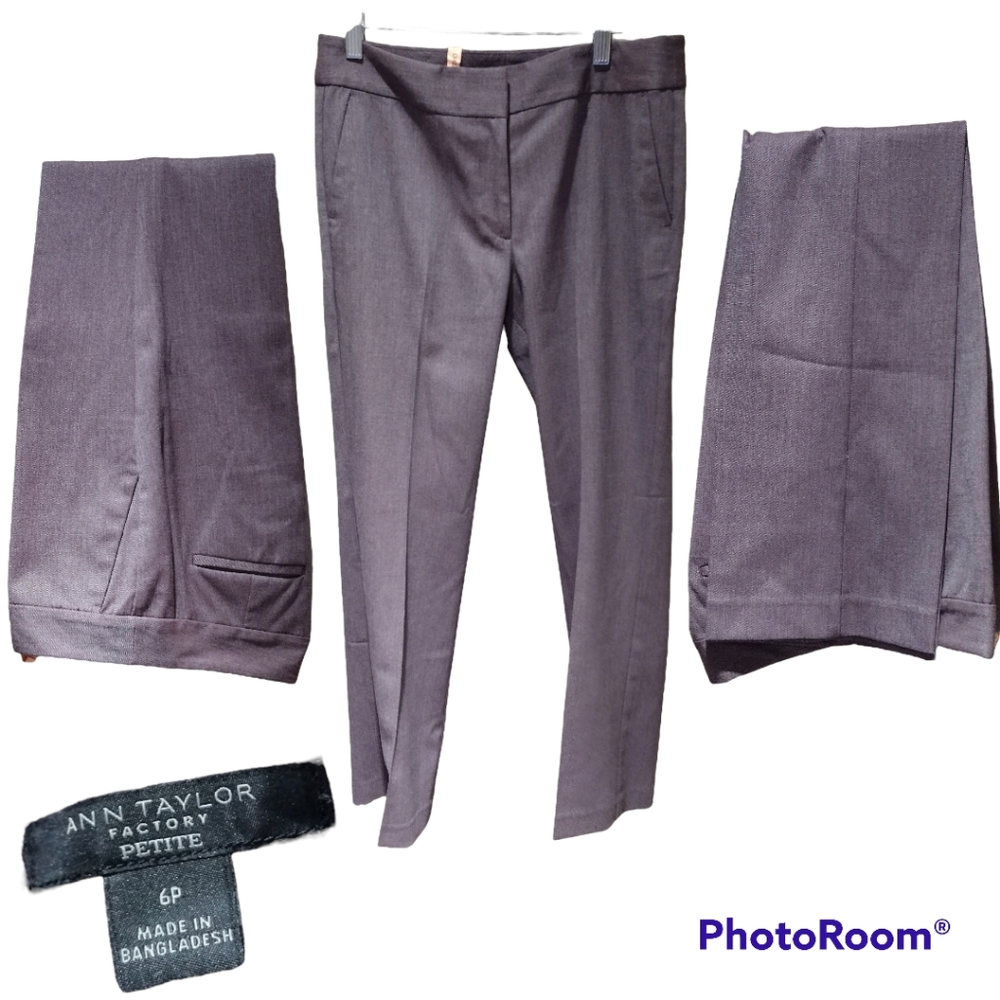 Ann Taylor Heathered Pink Pant